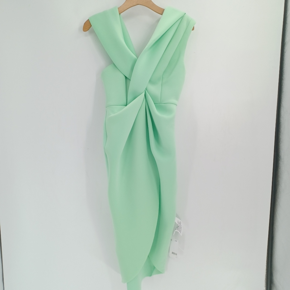 ASOS Design Off The Shoulder Twist Front Midi Dress - Picture 2 of 10